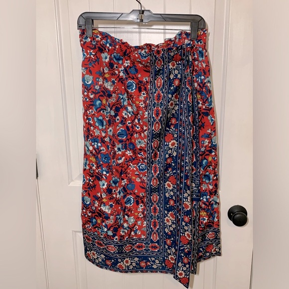 Loft Floral Wrap Dress - Picture 2 of 4